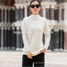 woman's cashmere white sweater